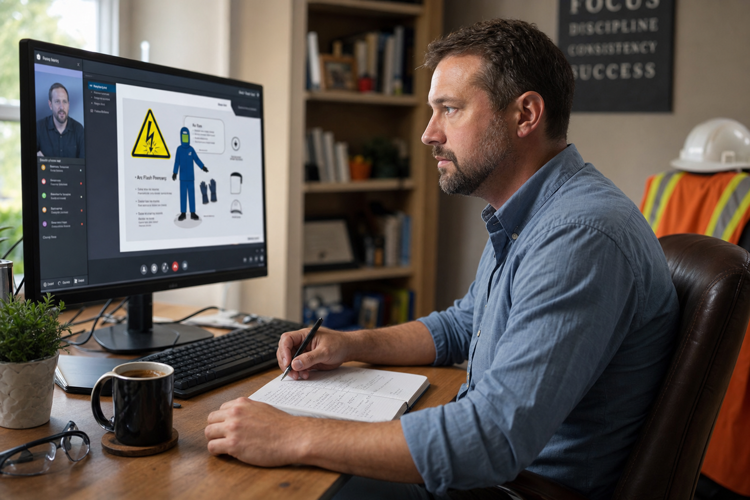 Live virtual NFPA 70E electrical safety training session via Zoom or Microsoft Teams